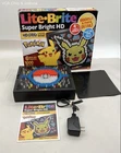 2022 Lite-Brite Pokemon Super Bright HD Pikachu Light Up Toy Tested Works