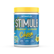 FINAFLEX Stimul8 + Creatine Preworkout Calypso Edition Strawberry Lemonade 30srv