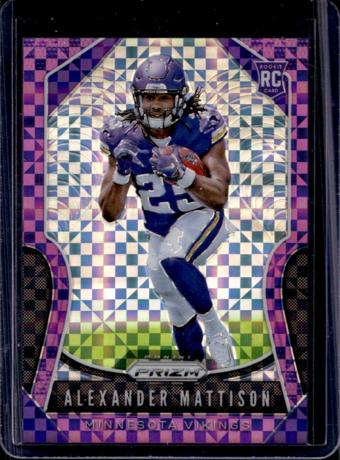 Alexander Mattison Panini Prizm #331 Purple Power