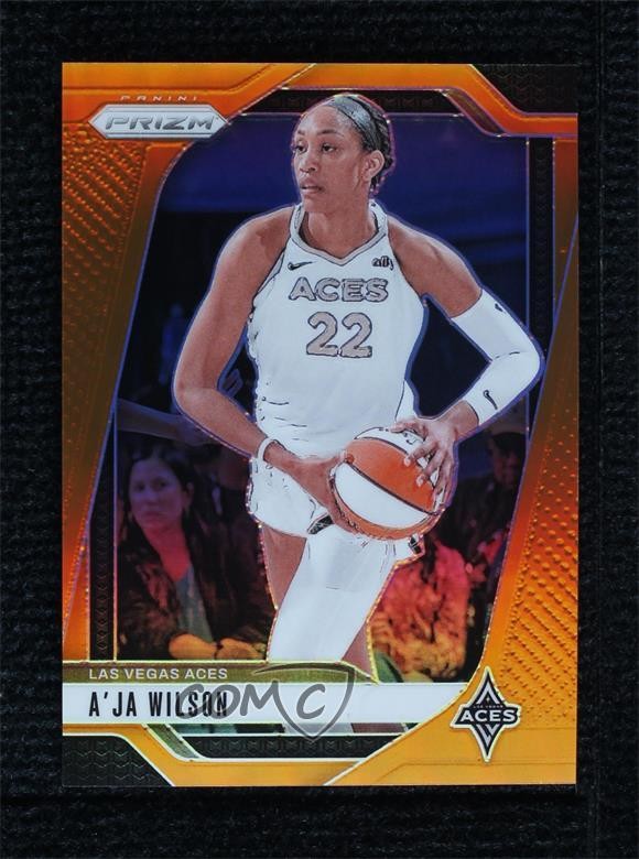 2024 Panini Prizm WNBA Orange Prizm /99 A'ja Wilson #86