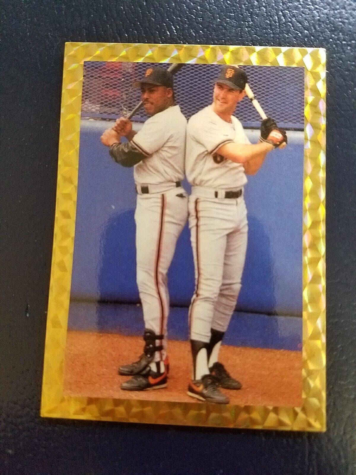 Will Clark San Francisco Giants Kevin Mitchell Gold Border Oddball NM