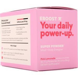 Розовый лимонад VitalizeLabs Eboost Super Powder, 20 шт.