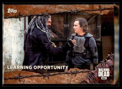 2017 Topps Walking Dead Season 7 RUST Parallel #7 Learning Opportunity