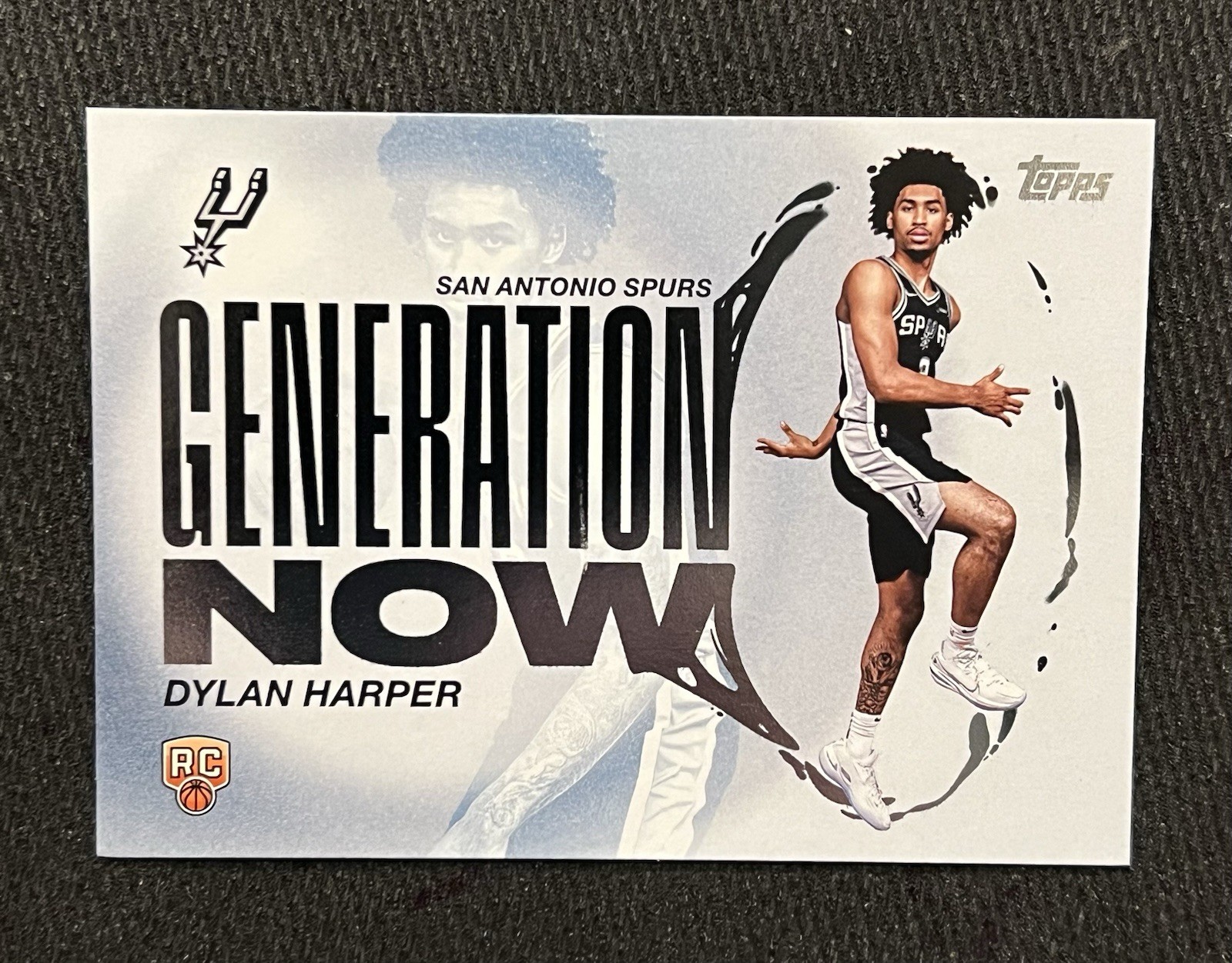 DYLAN HARPER 2025-26 Topps Basketball Generation Now SPURS Rookie Card RC GN-2