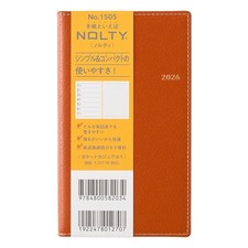 NOLTY Planner 2026 Weekly Pocket Casual 1 Orange