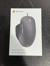 Microsoft Ergonomic Mouse RJG-00001 Wired USB Black New Open Box New