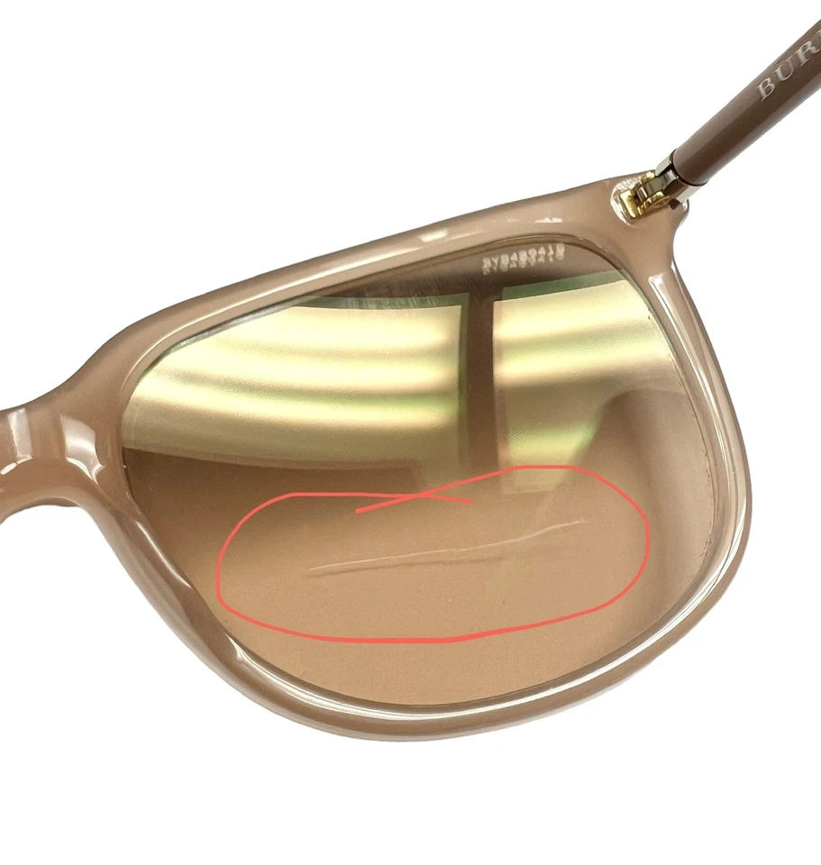 Gafas de sol Burberry B 4139 3357/3D beige topo espejado degradado con estuche Foto 3 de 4