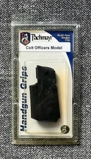 Pachmayr 02545 Signature w/o Backstrap Grip for 1911 Officers Checkered Black