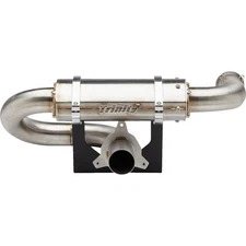 TRINITY RACING 1831-1055 TR-4184S Center Exit Slip-On Muffler without tip