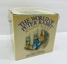 The World Of Peter Rabbit Building Blocks Stacking Nesting Cubes Preowned VGUC