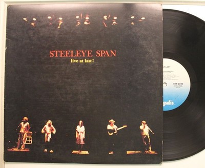 Steeleye Span Lp Live At Last! On Chrysalis - Vg++ / Vg++
