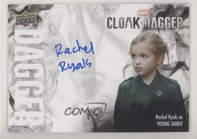 2021 Upper Deck Marvel Cloak & Dagger Rachel Ryals as Young Tandy #D-RR Auto 2y5