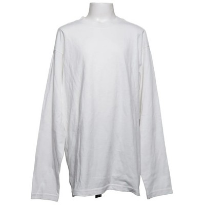 H&M, Langarmshirt, Größe: 146/152, Weiß, Baumwolle/Polyester, Einfarbig #vVw