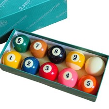 Billiard Nine-Ball,Standard Set 10 Pool Table Balls, 2-1/4 inch Billiard Cue ...