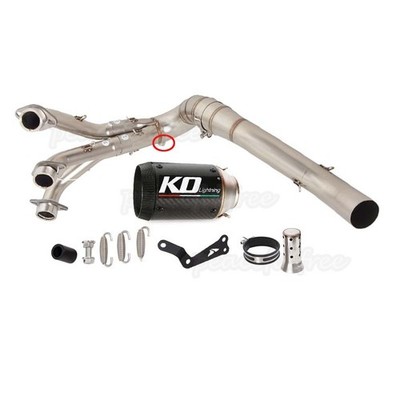 For Yamaha MT-09 Tracer 9 GT XSR900 2021-2025 Header Link Pipe Exhaust Set Tips