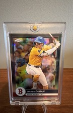 2026 Topps Flagship Jarren Duran Black Chrome Refractor /10