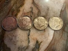 Lot Of 10  Kennedy 1/2 Dollars