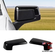 Side Mirror Cover Compatible with 2019-2025 Chevy 19-25 Silverado/Sierra Black