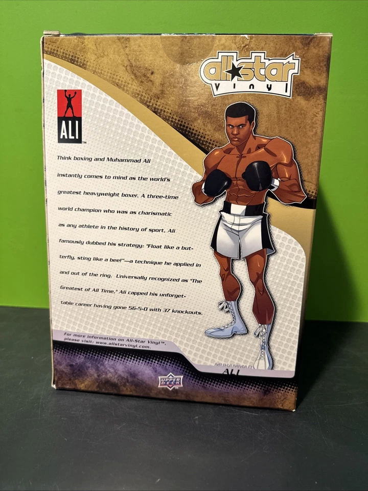 Sports Boxing Muhammad Ali Upper Deck All Star Vinyl Figure New In Box - Image 4 of 4