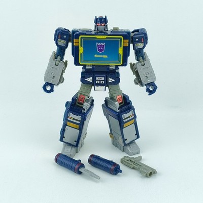 Transformers Soundwave Only Complete Netflix Leader Class + Add On  Labels