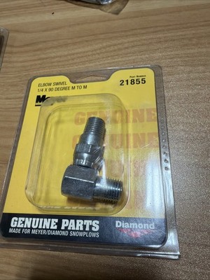 Genuine Parts Meyer 21855 Snowplows Swivel Elbow 1/4 X 90 Degree Fast Shipping