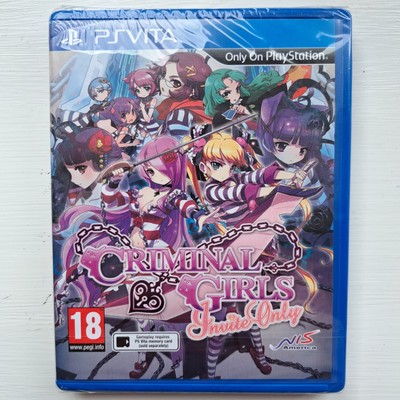 Criminal Girls Nur Einladung PS Vita Spiel BRANDNEU VERSIEGELT NIS Amerika PAL SELTEN SEHR GUT