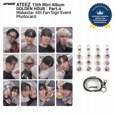 ATEEZ 13th Mini Album Golden Hour Part.4 Makestar Fan Sign Event