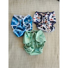3 Thirsties Cloth Diaper Covers Sz 2 9-36 Months 18-40lbs