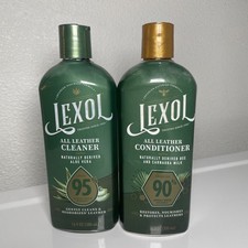 Lexol Advanced Naturals   Leather Care Kit w/ Cleaner and Conditioner 500mL 