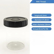 Microscope Objective Lens 2pc Storage Protection Box RMS / M25 /M26 / M27 Thread
