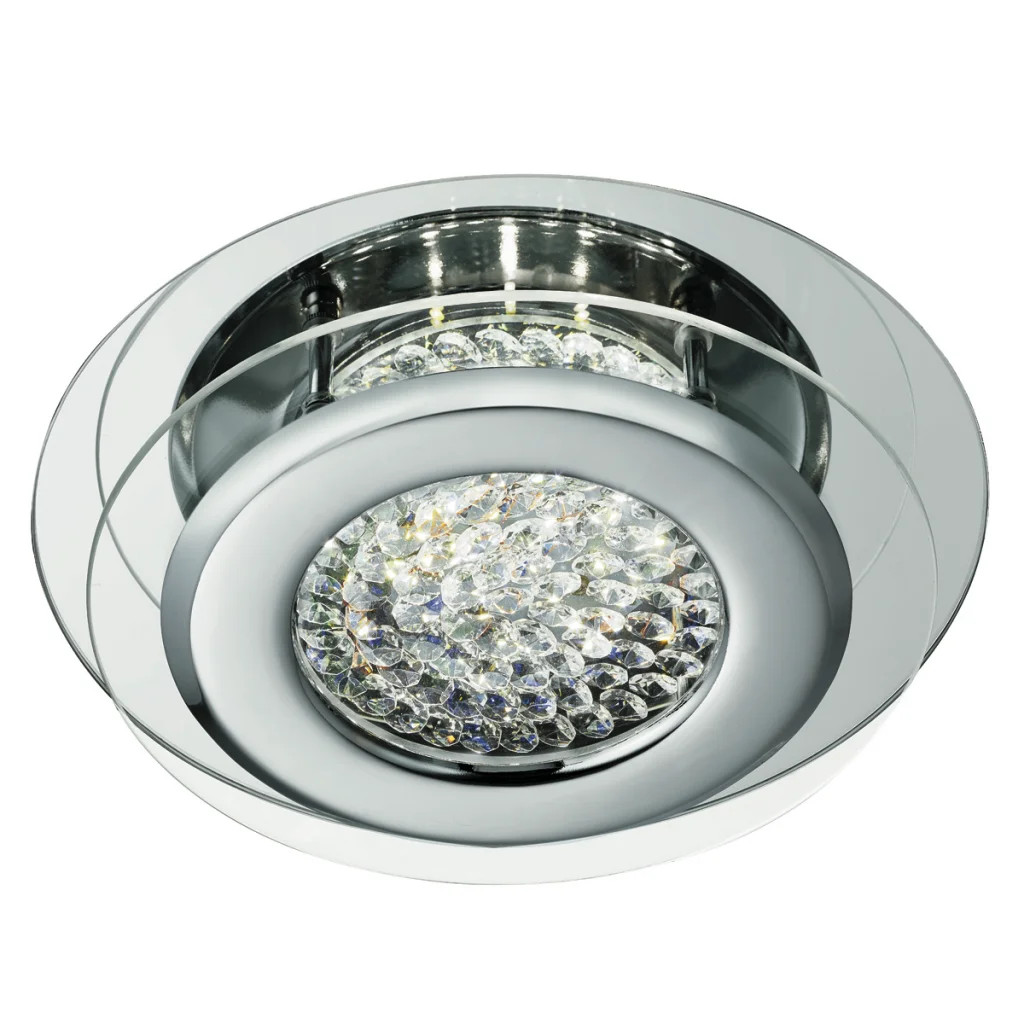 Ceiling Light Silver Vesta LED Chrome Searchlight 1692CC