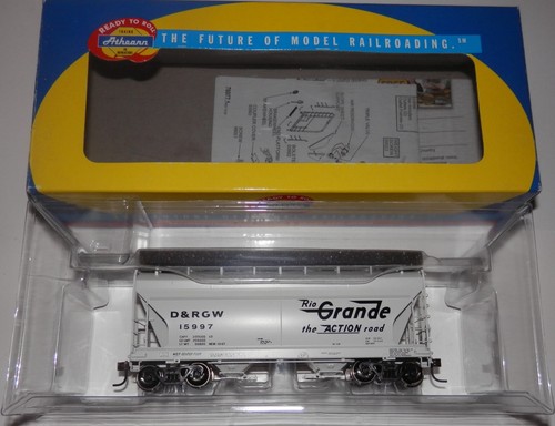 Tolva de 2 bahías Athearn escala HO Rio Grande 15997 ACF 2970 #95954 NUEVA EN CAJA | Condition: New