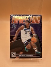 Anthony Edwards Purple Express Lane Insert No. 24 23/24 NBA Panini Donruss Optic