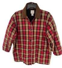 Vintage Boundary Waters Barn Coat Chore Jacket Corduroy EUC 100% cotton Petite S