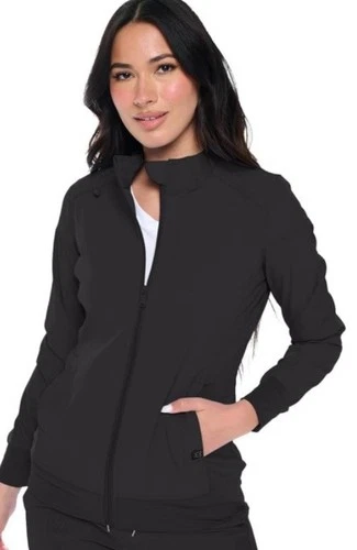 Monarch Uniforms Womens Scrub Jacket Zippered Warm-up Jacket Hospital Nurse 3101 - product listing photo