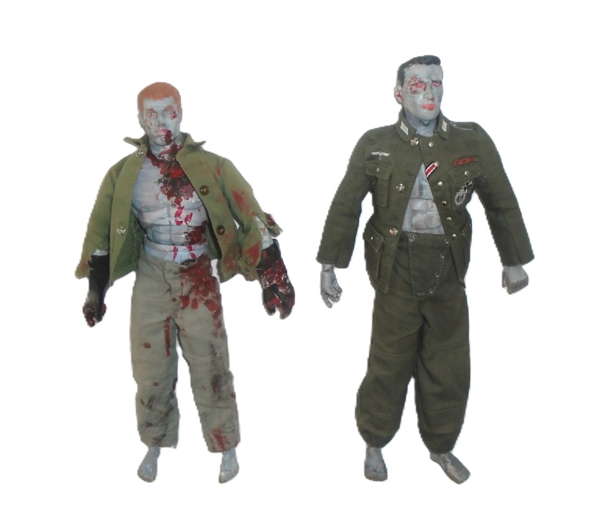 Custom OOAK American & German Zombie Soldiers 11