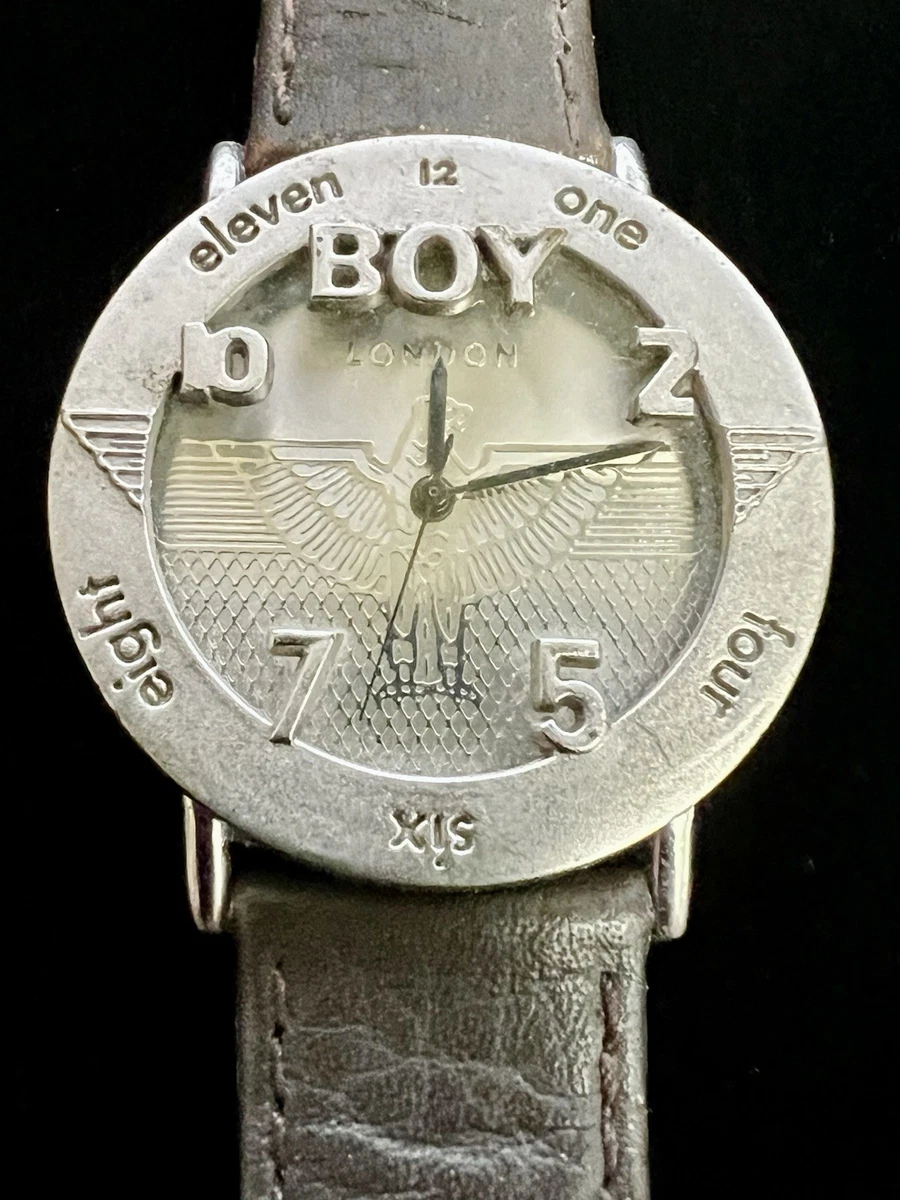 腕時計 BOY LONDON Watch BOY LONDON BOY-16-W Silver Stainless Steel 1980s Analog Men