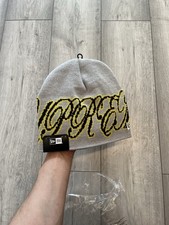 ✅ Supreme SS26 New Era Cursive Beanie Grey ✅ Brand New ✅