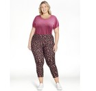 Terra and Sky Tossed Ditsy High Rise Capri Leggings 3X (24W-26W) NWT — photo 2
