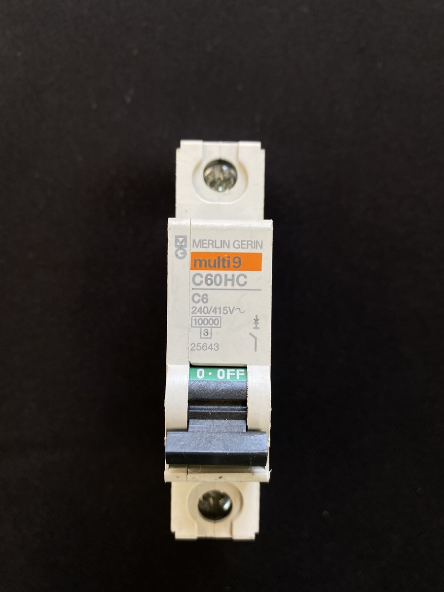 Merlin Gerin MCB Interruttore Monopolare 6 Ampere Tipo C 6A - Foto 12