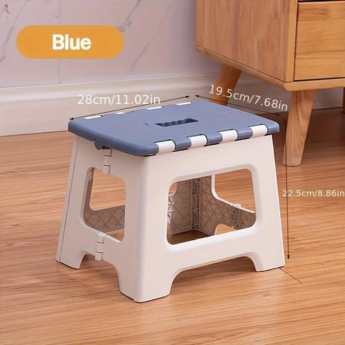 New Folding Step Stool 9" Tall Holds Up to 300 lbs Black Plastic Non-Slip Stool - Picture 10 of 10