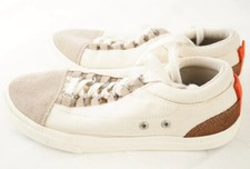 ZARA Kids Boy's White Brown LACE-UP SNEAKERS - EU 34/35