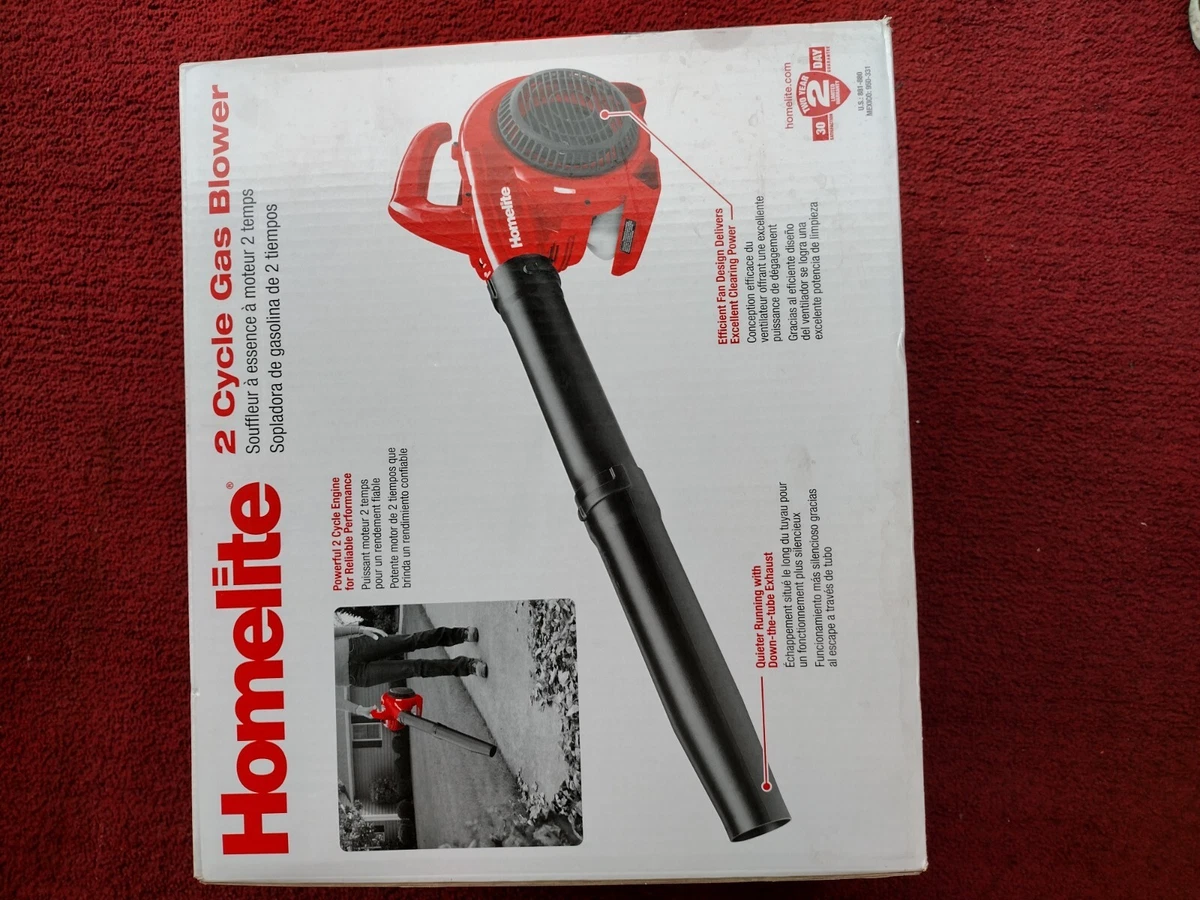 Homelite 150 MPH 400 CFM 2Cycle Handheld GAS Leaf Blower