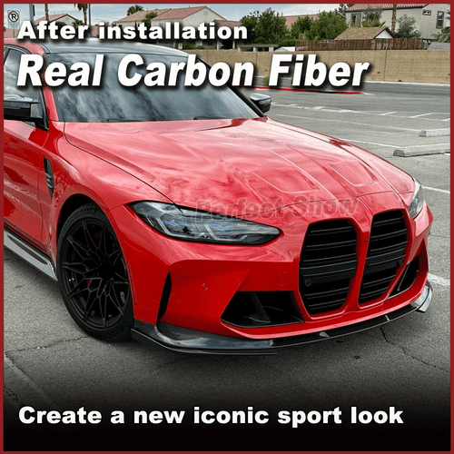 Echt Carbon Frontspoiler Frontlippe Spoilerschwert für BMW G80 M3 G82 G83 M4  - Bild 3 von 12