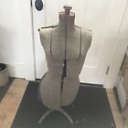 Vintage Adjustable Dress Form Mannequin Cast Iron Stand