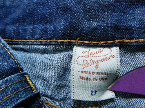 Vtg True Religion Jeans Women's 27x28.5 Distressed Stretch Bootcut Medium Wash - Picture 9 of 12