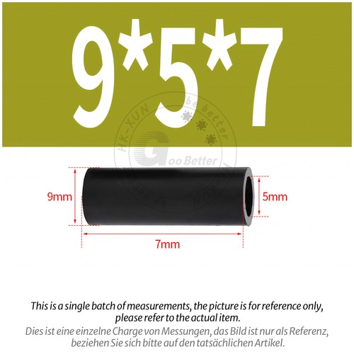 Black Nylon Standoff Plastic Spacers Washers M3 | M4 | M5 | M6 | M8 | M10 | M12 - Picture 124 of 230