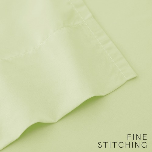 4 Piece Bed Sheet Set Hotel Luxury Ultra Soft Microfiber Deep Pocket Sheets Set - Picture 120 of 224