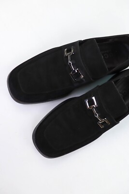 Vintage Gucci by Tom Ford 110 1580 Black Suede Loafers Size 42 E