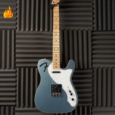 Factory Blue TL Electric Guitar 22 Frets 6 String SS Pickups Semi Hollow Body